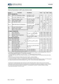 AO4202_120 Datasheet Page 2