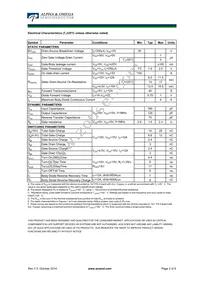 AO4306 Datasheet Page 2