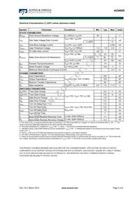 AO4405L Datasheet Page 2