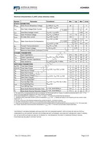 AO4406A Datasheet Page 2