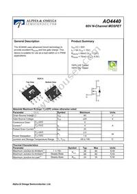 AO4440L Datasheet Cover