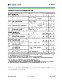 AO4498EL Datasheet Page 2