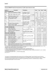 AO4619 Datasheet Page 2