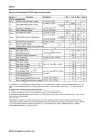 AO6414 Datasheet Page 2