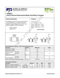 AO8807L Datasheet Cover