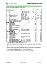 AOB11S65L Datasheet Page 2