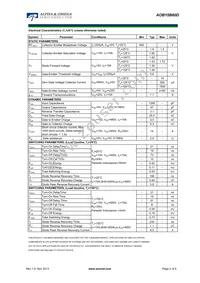 AOB15B60D Datasheet Page 2
