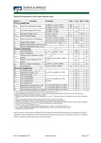 AOB27S60L Datasheet Page 2