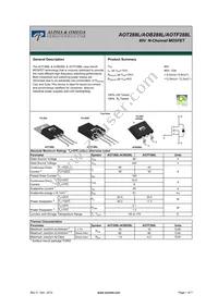 AOB288L Datasheet Cover