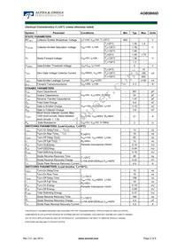 AOB5B60D Datasheet Page 2