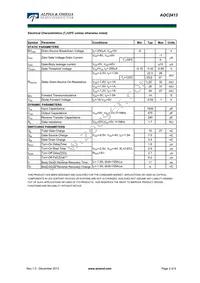 AOC2413 Datasheet Page 2