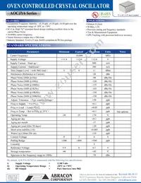 AOCJY6-10.000MHZ-1 Datasheet Cover