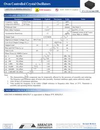 AOCJYR-10.000MHZ-M5625LF-T Datasheet Page 2