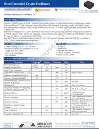 AOCJYR-24.576MHZ-M5834LF-T Datasheet Cover