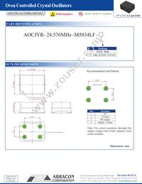 AOCJYR-24.576MHZ-M5834LF-T Datasheet Page 3