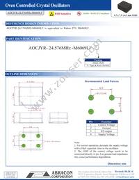 AOCJYR-24.576MHZ-M6069LF-T Datasheet Page 3