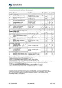 AOD3T40P Datasheet Page 2