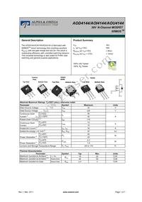 AOD4144_002 Datasheet Cover