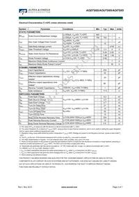 AOD7S65 Datasheet Page 2