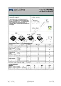 AOI482 Datasheet Cover