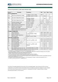 AOI4N60 Datasheet Page 2