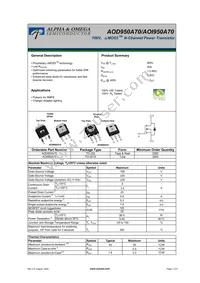 AOI950A70 Datasheet Cover