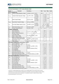 AOK10B60D Datasheet Page 2