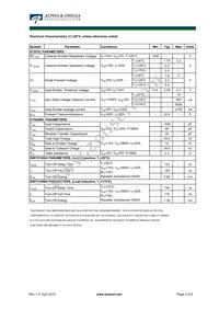 AOK20B120E2 Datasheet Page 2