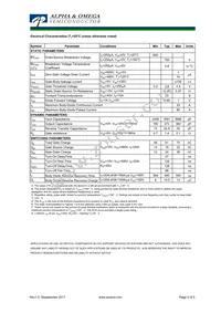 AOK20N60L Datasheet Page 2