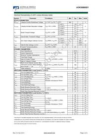 AOK50B60D1 Datasheet Page 2
