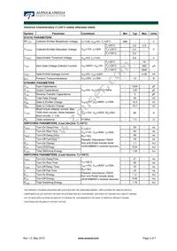 AOKS30B60D1 Datasheet Page 2