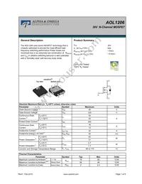 AOL1206 Datasheet Cover