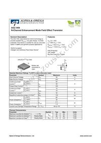 AOL1454_001 Datasheet Cover