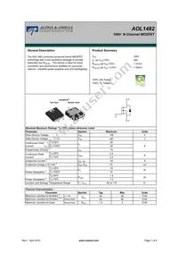 AOL1482 Datasheet Cover