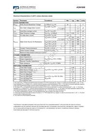AON1606_001 Datasheet Page 2