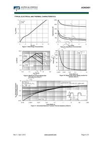 AON2401 Datasheet Page 4