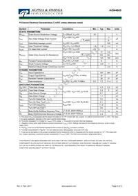 AON4605 Datasheet Page 6