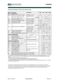 AON5802B_101 Datasheet Page 2