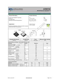 AON6152 Datasheet Cover