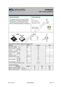 AON6484 Datasheet Cover