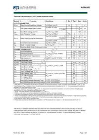 AON6566_MSI Datasheet Page 2
