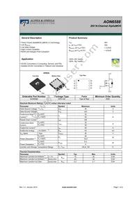 AON6588 Datasheet Cover