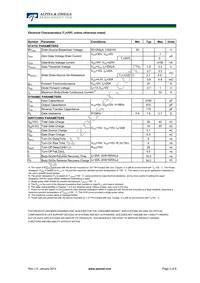 AON6588 Datasheet Page 2