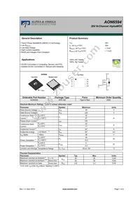 AON6594 Datasheet Cover