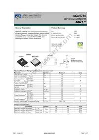 AON6786_001 Datasheet Cover