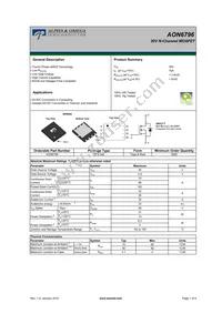 AON6796 Datasheet Cover