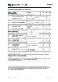 AON6810 Datasheet Page 2