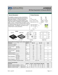 AON6926 Datasheet Cover