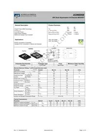 AON6998 Datasheet Cover