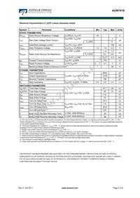 AON7418A Datasheet Page 2